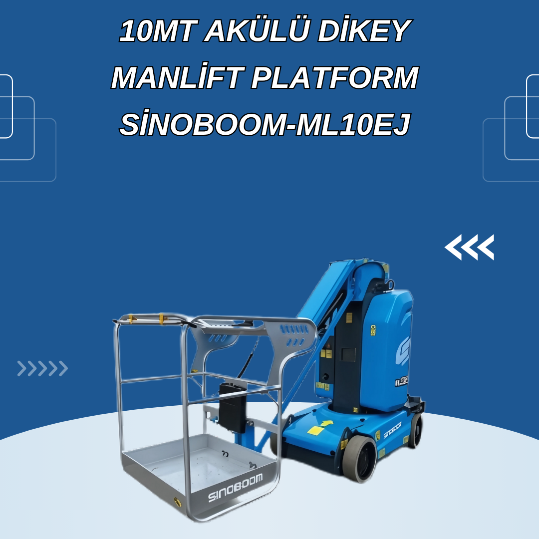 10mt akulu dikey manlift platform sinoboom ml10ej 3