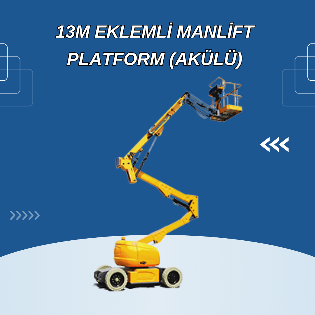 13m eklemli manlift platform akulu