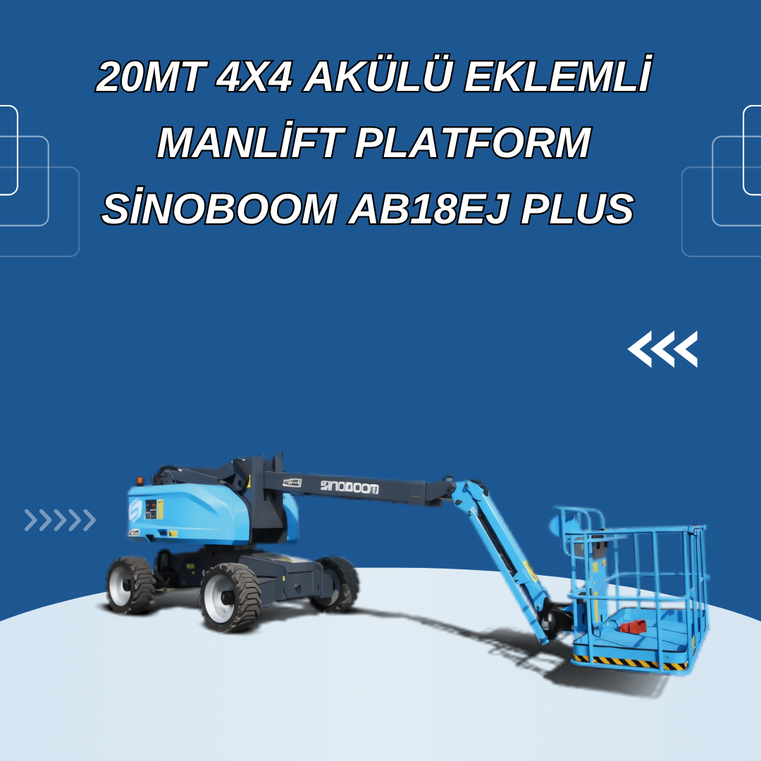 20mt 4x4 akulu eklemli manlift platform sinoboom ab18ej plus 3