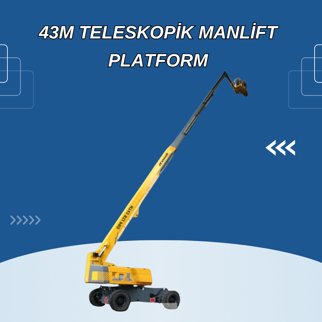 43m teleskopik manlift platform 5