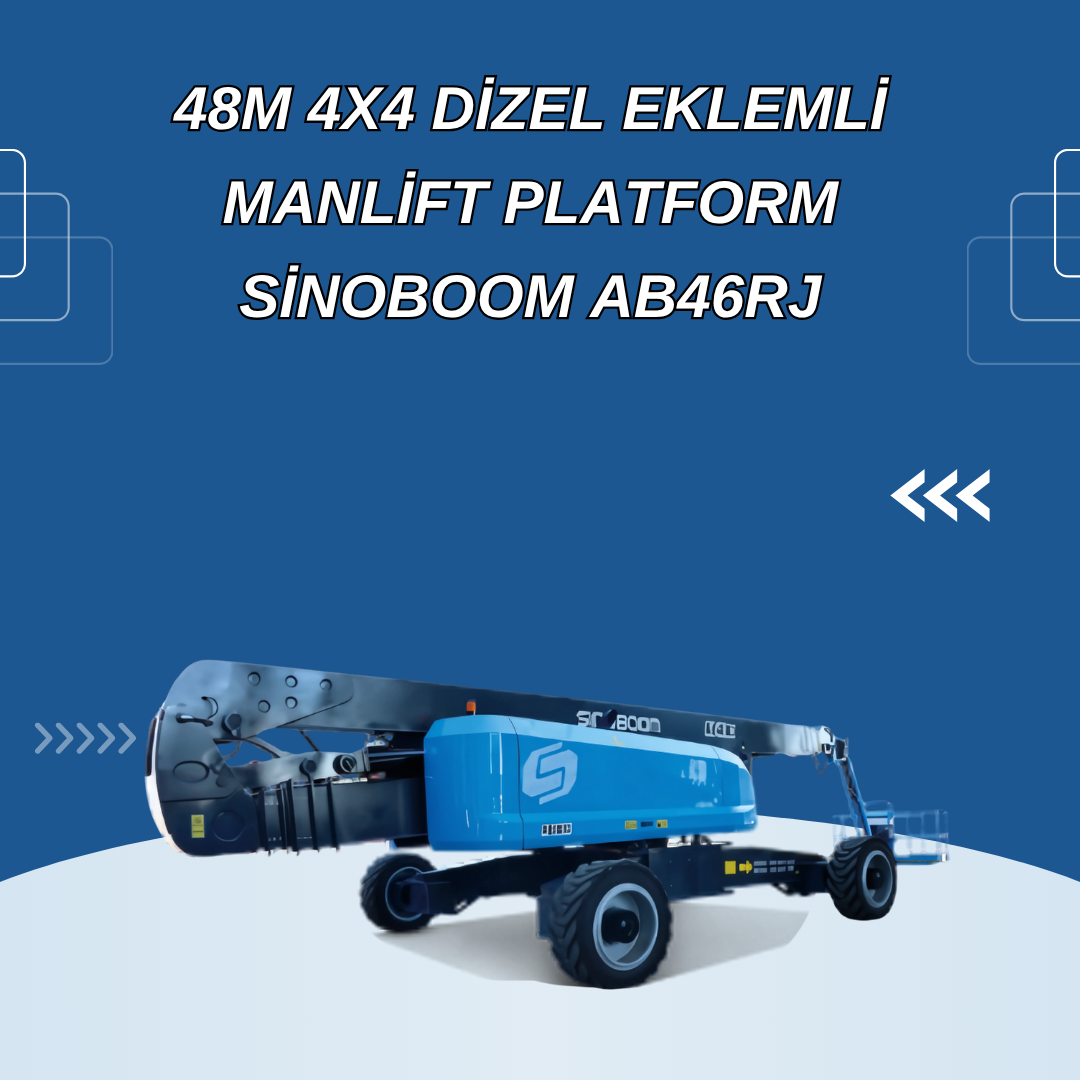 48m 4x4 dizel eklemli manlift platform sinoboom ab46rj 3